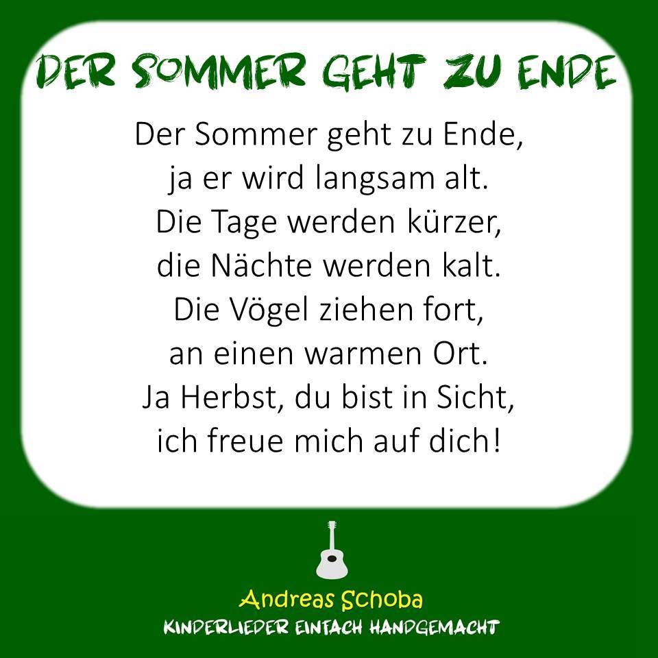 Kindergedichte kurz